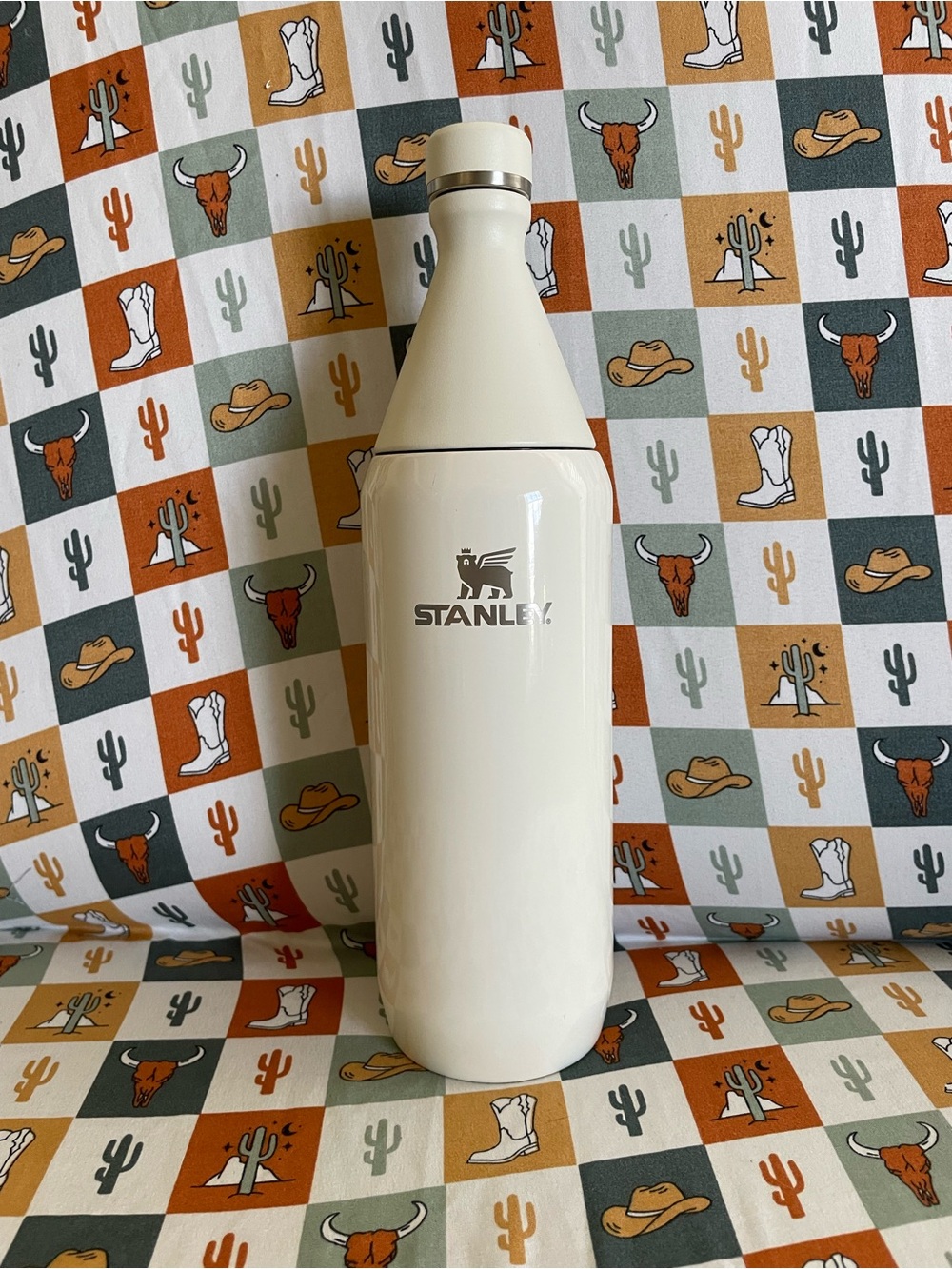 Stanley Cream Stainless Steel Insulated Bottle